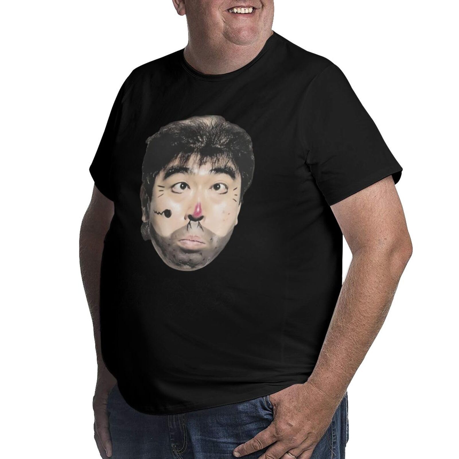 Amazon | [LeiMTao] メンズ Tシャツ 志村けん だいじょうぶだぁ 変な